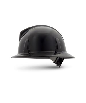 MSA Topgard Unisex MSA/ANSI Type 1 Class E Compliant Fas-Trac Suspension Hard Hat - Black