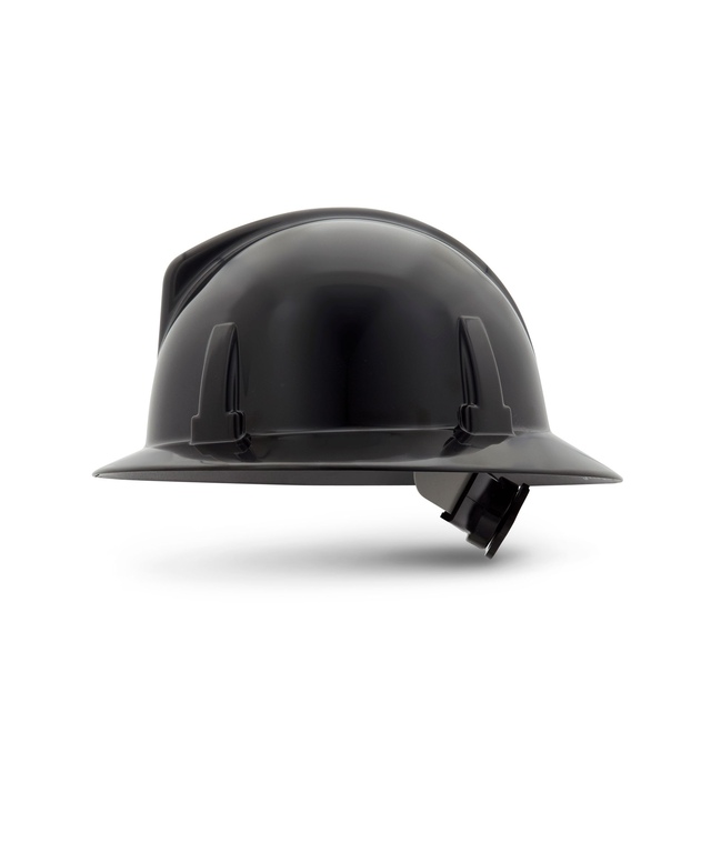 Casque de protection conforme CSA Type 1 Classe E avec système de suspension Fas-Trac unisexe, Topguard, MSA Side_Left