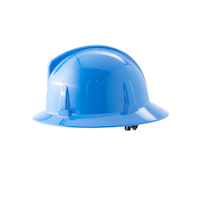 MSA Topgard MSA/ANSI Type 1 Hard Hat - Dark Blue Side_Left