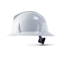 MSA Topgard Unisex MSA/ANSI Type 1 Class E Compliant Hard Hat - Grey Side_Left