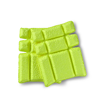 Dakota Unisex Durable Flexible Knee Pads for Work Pants - Yellow Front_Flat