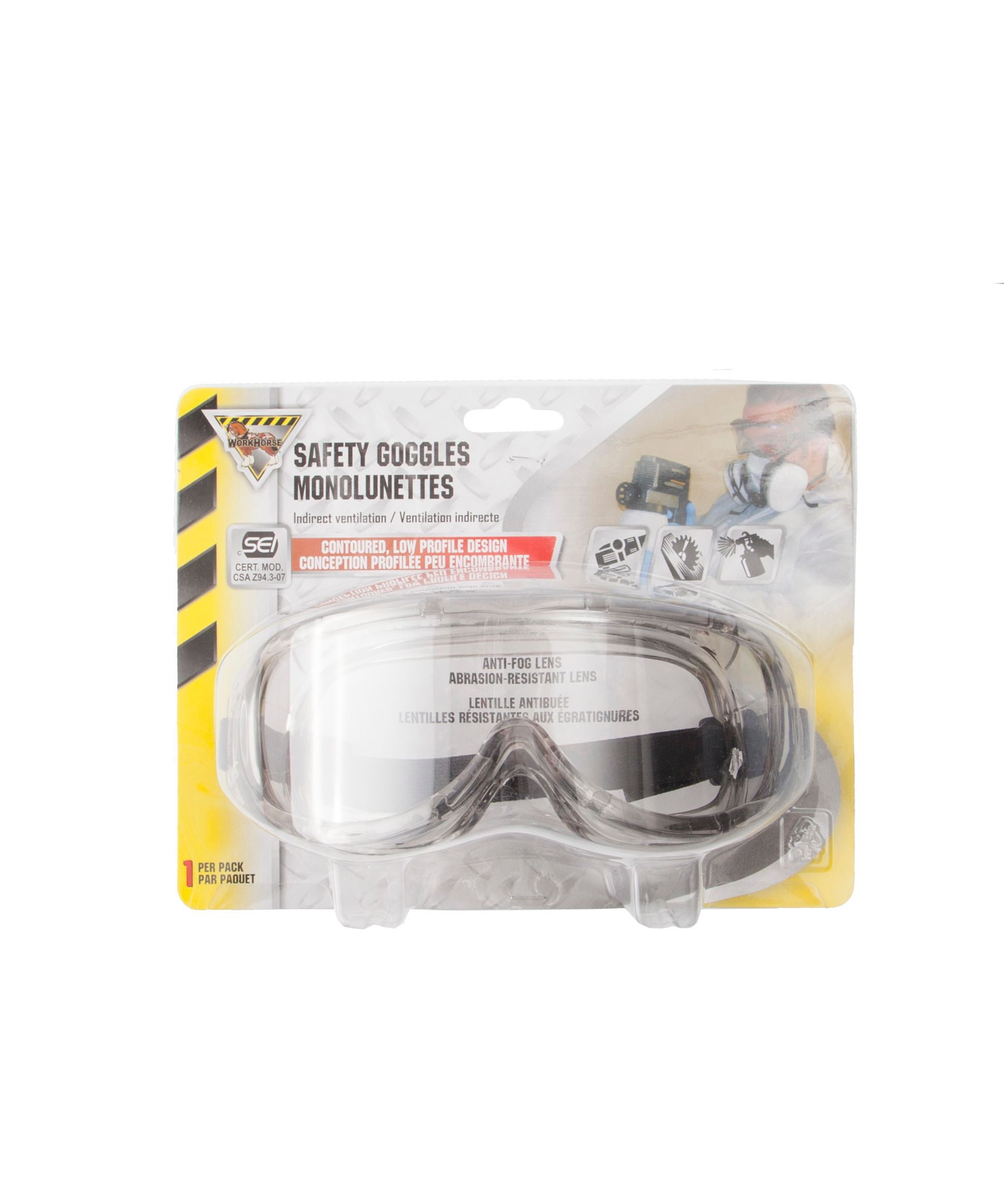 Monolunettes de protection Front_Flat