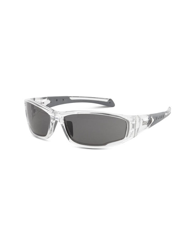 Dakota Unisex Anti Scratch Polarized Lens Safety Glasses - Grey Front_Angled_Left