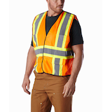 Gilet de signalisation arrachable pour hommes, Workhorse Front_Angled_Left