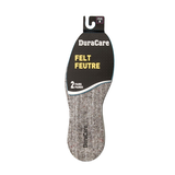 DuraCare 2 Pack Dual Layer Felt Insoles - Grey Front_Flat