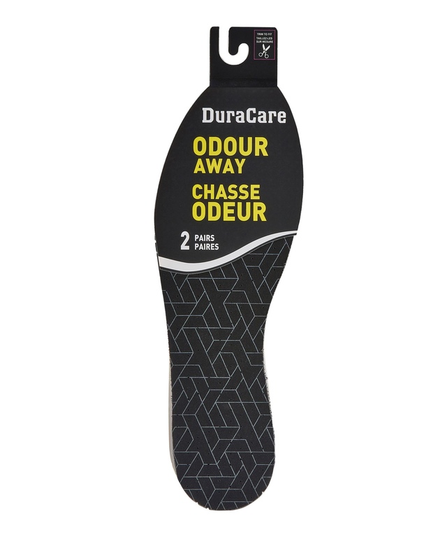 Semelle intérieure chasse-odeurs, paquet de 2, DuraCare