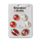 Désodorisant pour articles de sports, paquet de 6, Sneaker Balls Front_Flat