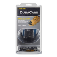 DuraCare Large Toe Guard - Black Front_Flat