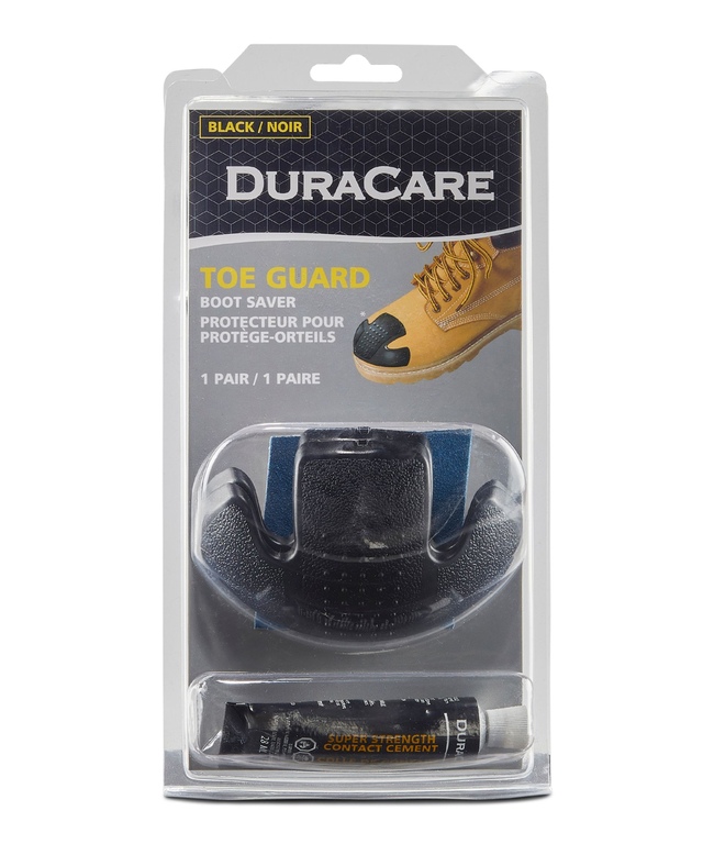 DuraCare Large Toe Guard - Black Front_Flat