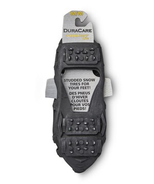 Crampons stabilisateurs légers DuraCare en caoutchouc souple pour adhérence sur neige et glace, unisexes