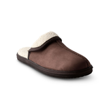 Pantoufles mules en faux suède avec doublure en Sherpa pour hommes, WindRiver Front_Three_Fourths_Angled_Right