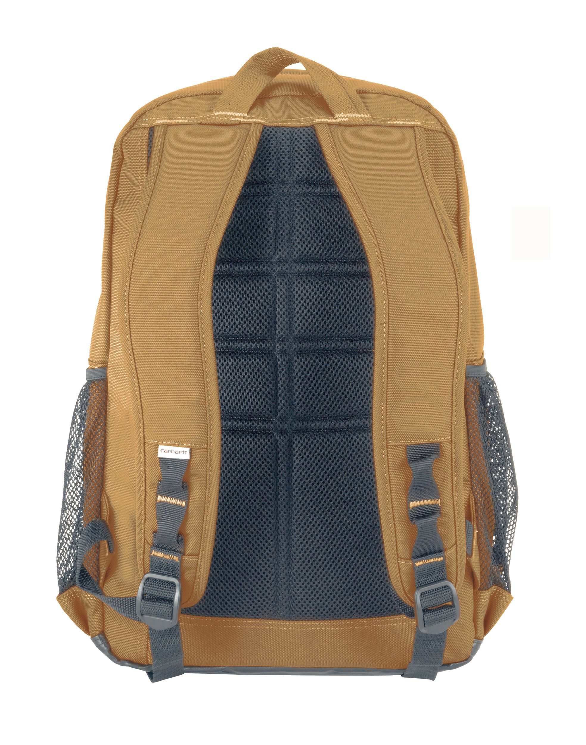 Carhartt Unisex Water Repellent Standard Work Backpack with Padded Laptop Sleeve - Carhartt Brown