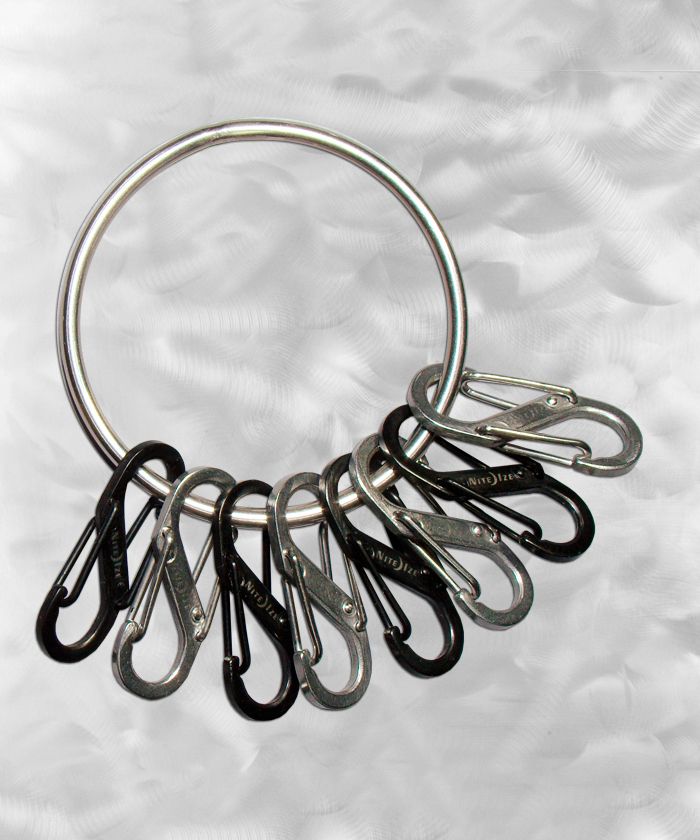 S-Biner BigRing en acier pour hommes, Nite Ize Overhead_Flat