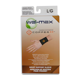 Manchon de soutien Wel-max pour poignet, Copper 88 Front_Flat