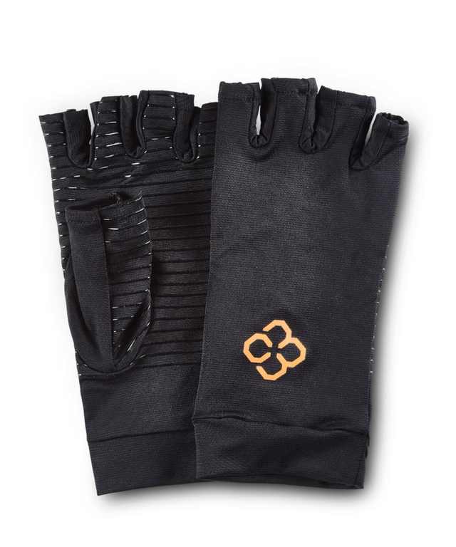 Welmax Copper 88 Fingerless Glove Support Sleeve Marks