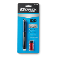 Dorcy Aluminum Alloy Penlight -  100 Lumens. Front_Flat