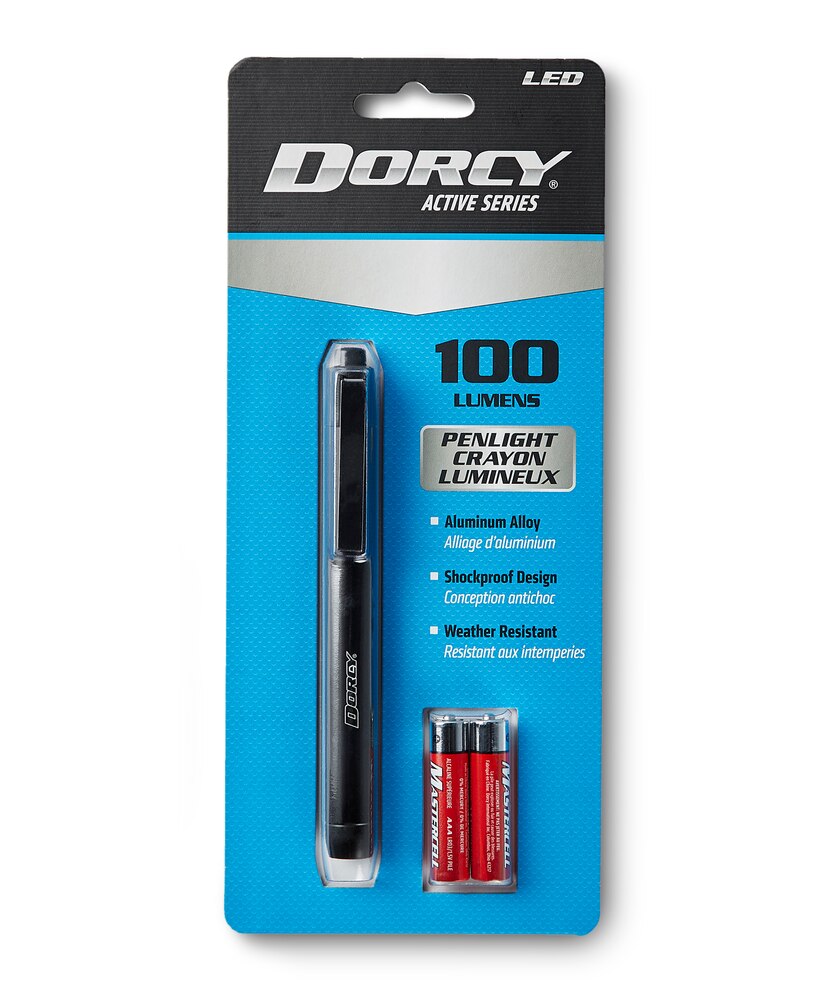 Dorcy Aluminum Alloy Penlight 100 Lumens. Marks