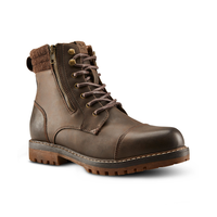 DH Bottes larges couleur marron pour hommes, Bathurst Front_Three_Fourths_Angled_Right
