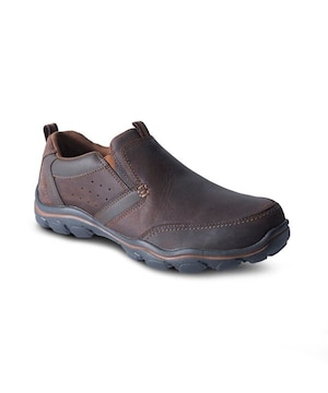 Chaussures à enfiler Skechers de style mocassin et de coupe Relaxed Fit, pour hommes, Montz Devent