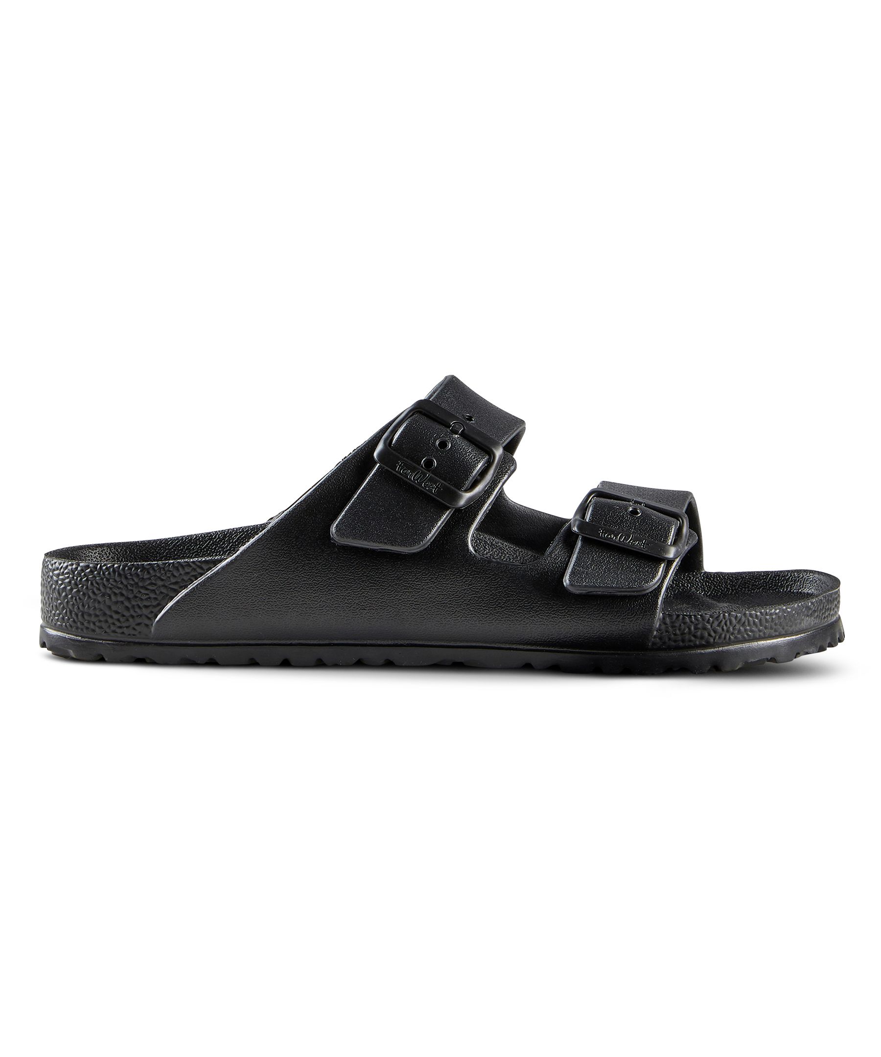 FarWest Men's Enderby Wide Buckle Strap Slip On Sandals