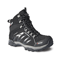 Baffin Men's Zone Soft-Shell Waterproof Wide Winter Boots - Black Front_Three_Fourths_Angled_Right
