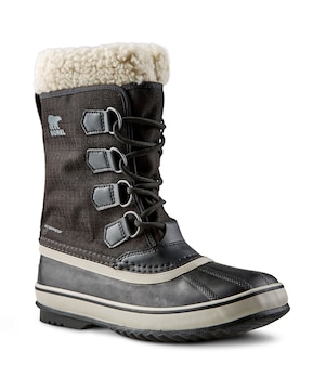 Sorel Bottes d'hiver de couleur défense noire avec nylon pour hommes, 1964 PAC