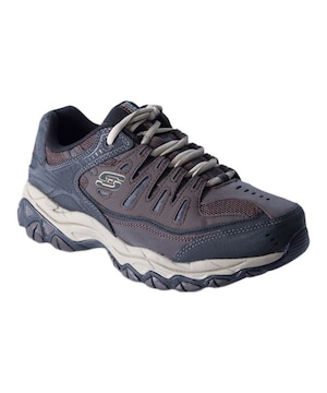 Skechers Men's After Burn Lace-Up Sneakers - Wide