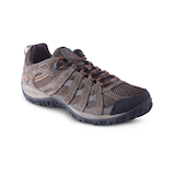 Columbia Chaussures de randonnée à coupe basse et large pour hommes, Redmond - 4E Front_Three_Fourths_Angled_Right