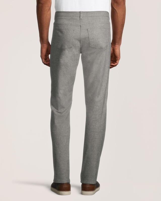 Denver Hayes Men's Stretch 5 Pocket Athletic Chinos Brushed Marks