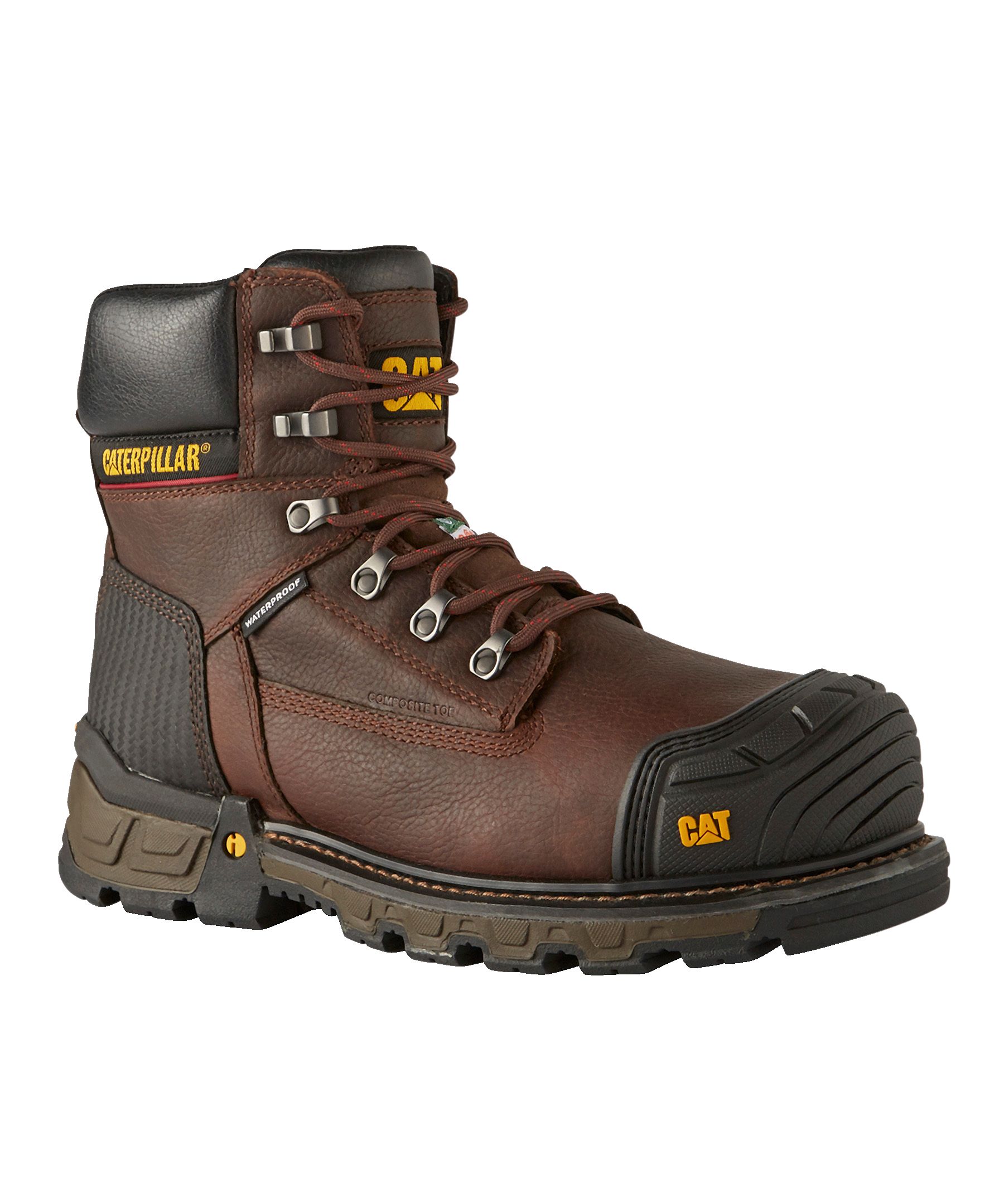 Bottes de travail sécuritaires de 6&nbsp;pouces à protection en composite pour hommes, Excavator&nbsp;XL, CAT