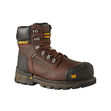 CAT Men's 6 Inch Composite Toe Composite Plate Excavator XL Safety Work Boots Front_Three_Fourths_Angled_Right