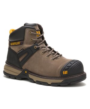 Bottes de travail de CAT étanches à l'eau de 6 pouces à protection en composite, pour hommes, Excavator Superlite