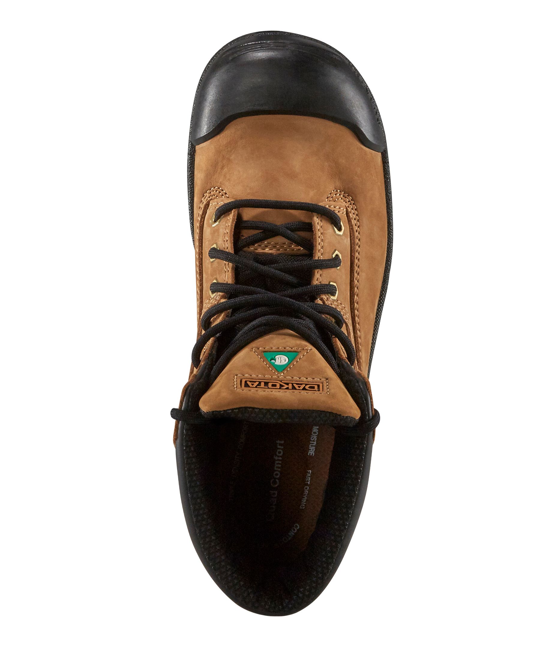 Bottes de travail de 6&nbsp;pouces Quad Comfort et FRESHTECH et à protection en acier et en composite pour hommes, Dakota Workpro Series