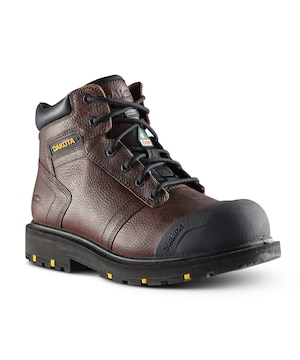 Bottes de travail en cuir de 6 pouces à protection en acier pour hommes, 6002, Dakota Workpro Series