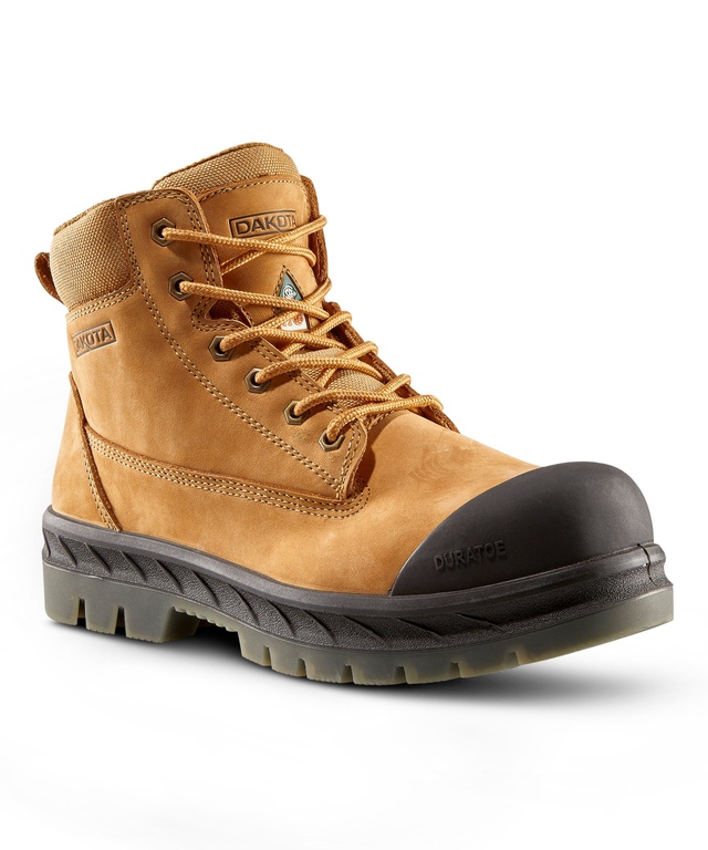 Dakota WorkPro Series Men's  6 Inch Steel Toe Steel Plate 6518 Leather Safety Work Boots