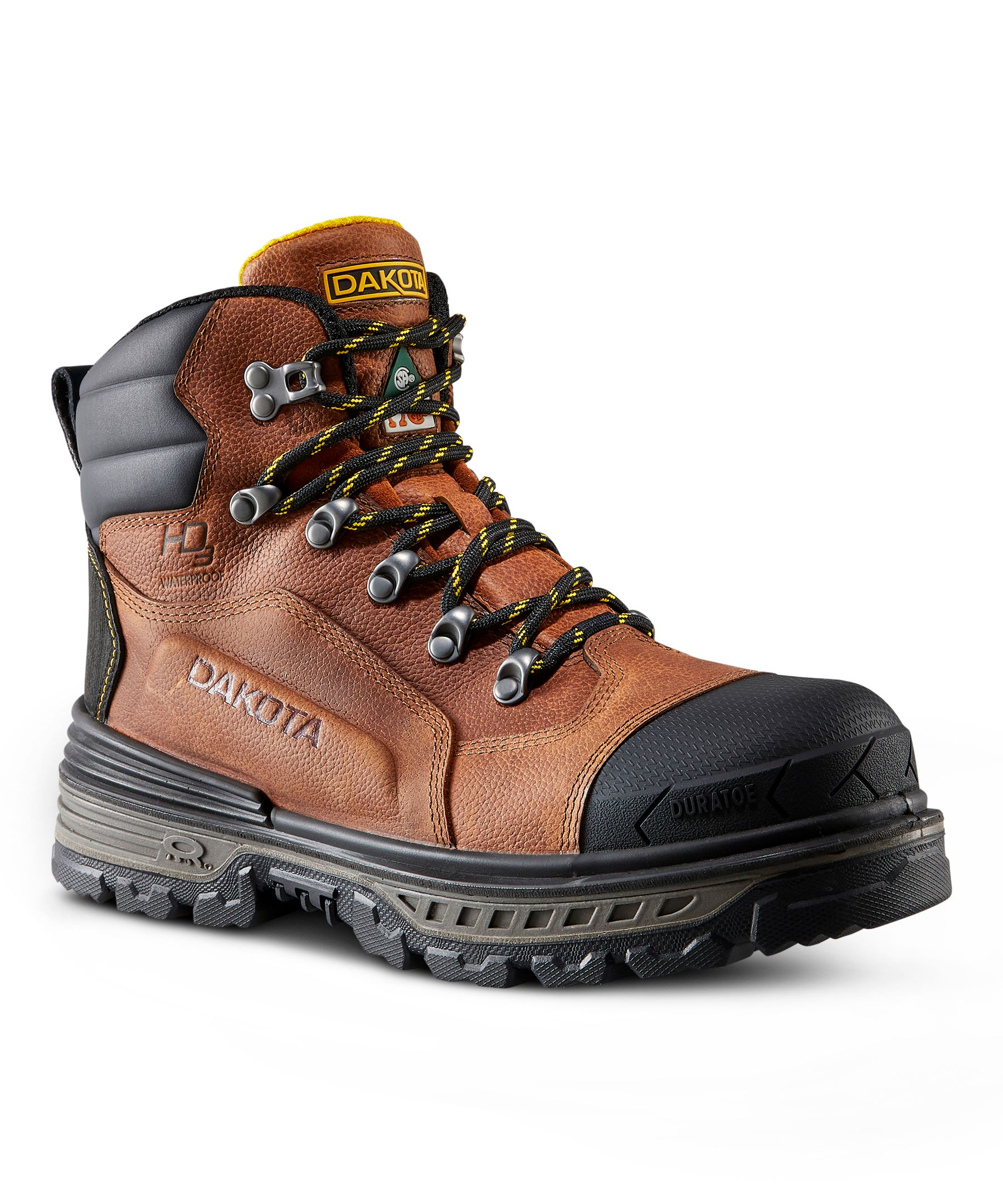 Dakota WorkPro Series Men's 6 Inch Composite Toe Composite Plate 6516 Hyper-Dri 3 Waterproof Safety Work Boots