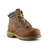 Bottes de travail de 6 pouces Quad Comfort Freshtech Dakota Workpro Series à protection en acier et en composite, pour hommes, 6114 Front_Three_Fourths_Angled_Right