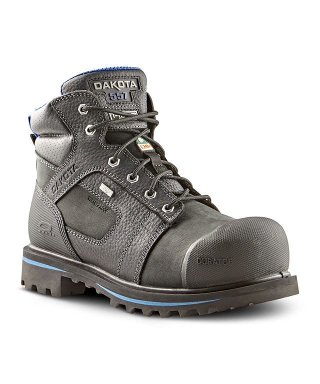 Bottes de travail de 6 pouces Dakota Workpro Series étanches à l’eau à isolant T-Max et à protection en acier et en composite, pour hommes, 557