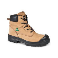 Aggressor Men's Steel Toe Steel Plate Lynx II 6 Inch Leather Work Boots Front_Three_Fourths_Angled_Right