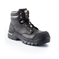 Carhartt Men's 6 Inch Composite Toe Composite Plate Leather Flex Work Boots Front_Three_Fourths_Angled_Right