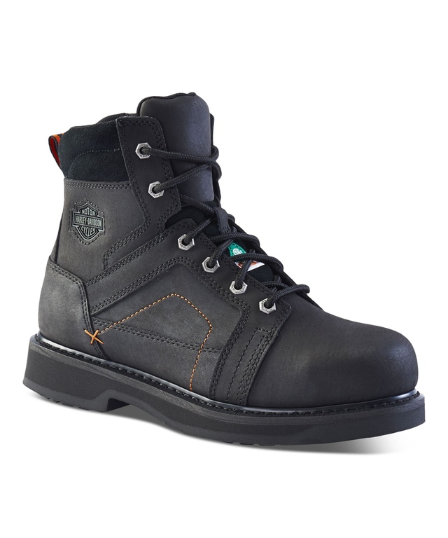 Bottes de travail de 6 pouces à protection en acier et en composite pour hommes, Pete, Harley-Davidson