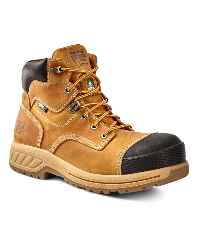 Bottes de travail en cuir de 6 pouces étanches à l'eau à protection en composite pour hommes, Pro Endurance HD, Timberland PRO