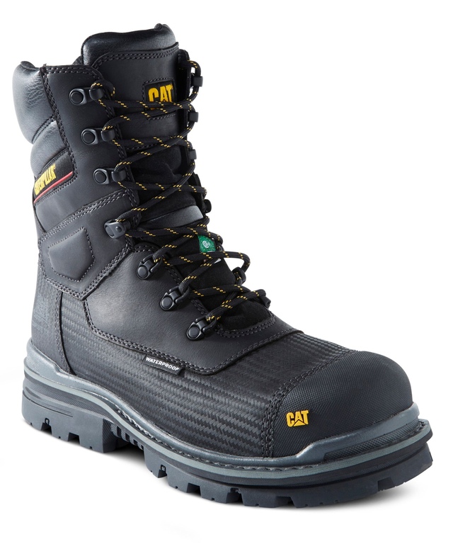 CAT Men's 8 Inch Composite Toe Plate Vibram Arctic Grip Work Boots