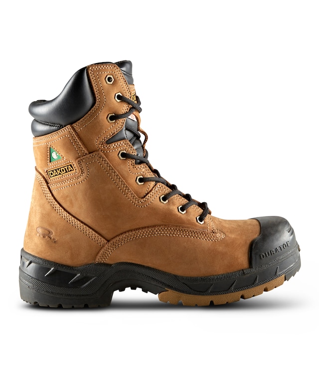 Bottes de travail en cuir de 8 pouces avec Quad Comfort et à protection