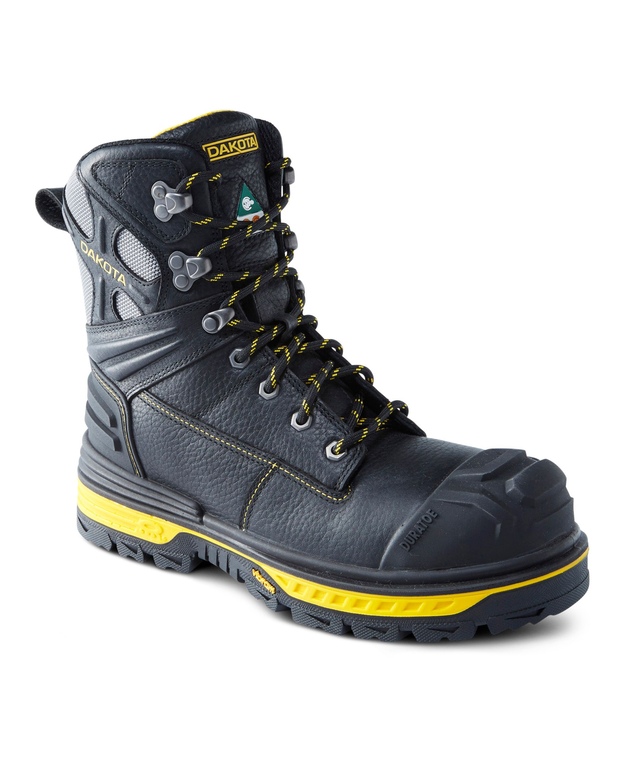 Bottes de travail de 8 po à protection en composite et semelle Vibram pour hommes, Dakota Workpro Series
