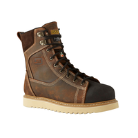 Dakota WorkPro Series Men's 523 Steel Toe Steel Plate Safety Ironworker Boots Front_Three_Fourths_Angled_Right