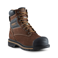 Bottes de travail Dakota Workpro Series Quad Comfort de 8 pouces en protection en aluminium et en composite, pour hommes, 8537 Front_Three_Fourths_Angled_Right