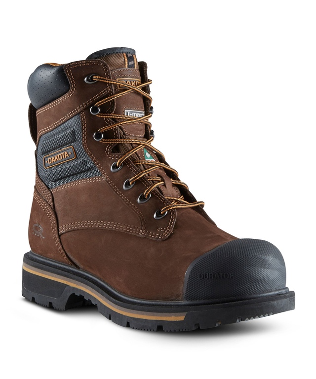 Dakota WorkPro Series Men's 8537 8 Inch Aluminum Toe Composite Plate Quad Comfort Work Boots