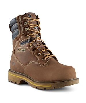 Bottes de travail de 8 po Dakota Workpro Series Quad Comfort à protection en acier et en composite, pour hommes, 8517