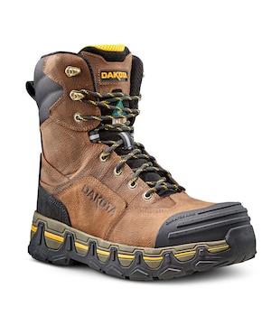 Bottes de travail Dakota WorkPro Series de 8 pouces à protection en acier et embout en composite, pour hommes, 8550